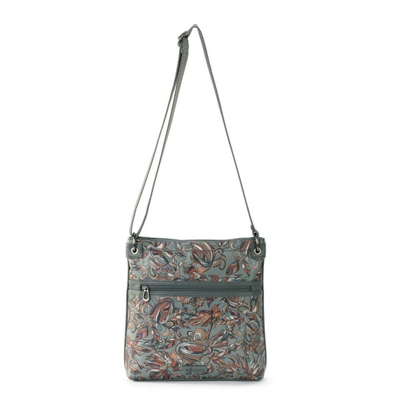 Sakroots Artist Circle Flat Crossbody , Cotton Coated Canvas