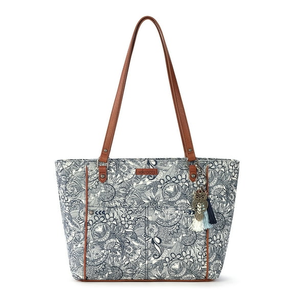Sakroots Artist Circle Metro Tote, Cotton Coated Canvas
