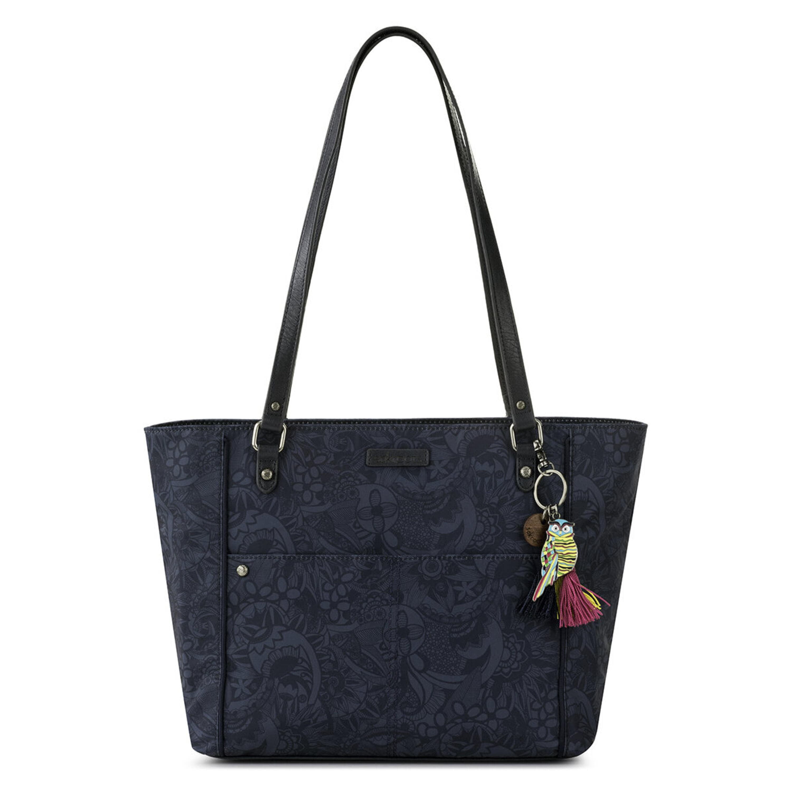 Sakroots Metro Tote Large Women s Purse With Zipper Pocket Handbag Made From Recycled Materials Black Spirit Desert Repreve Walmart