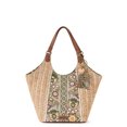 thumbnail image 1 of Sakroots Artist Circle Roma Shopper , Synthetic Straw from Recycled Materials, 1 of 3