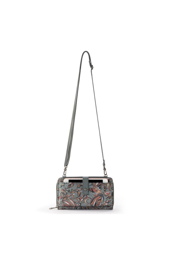 Artist Circle Smartphone Crossbody , Cotton Coated Canvas