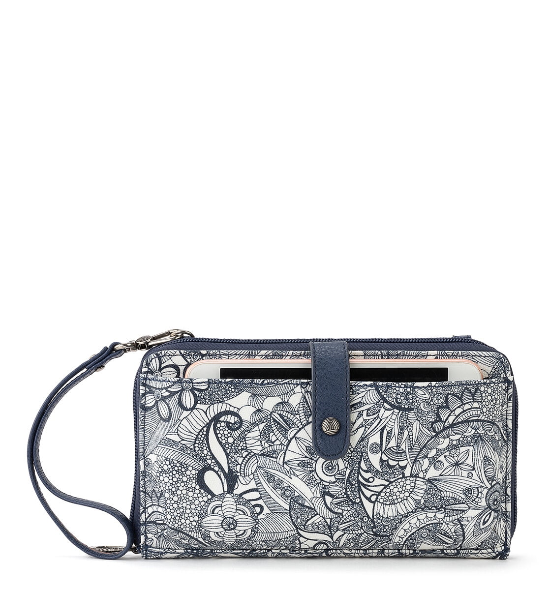 Sakroots Artist Circle Smartphone Crossbody, Cotton coated canvas