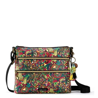 Sakroots Basic Crossbody Bag (Rainbow Spirit Desert, One Size)