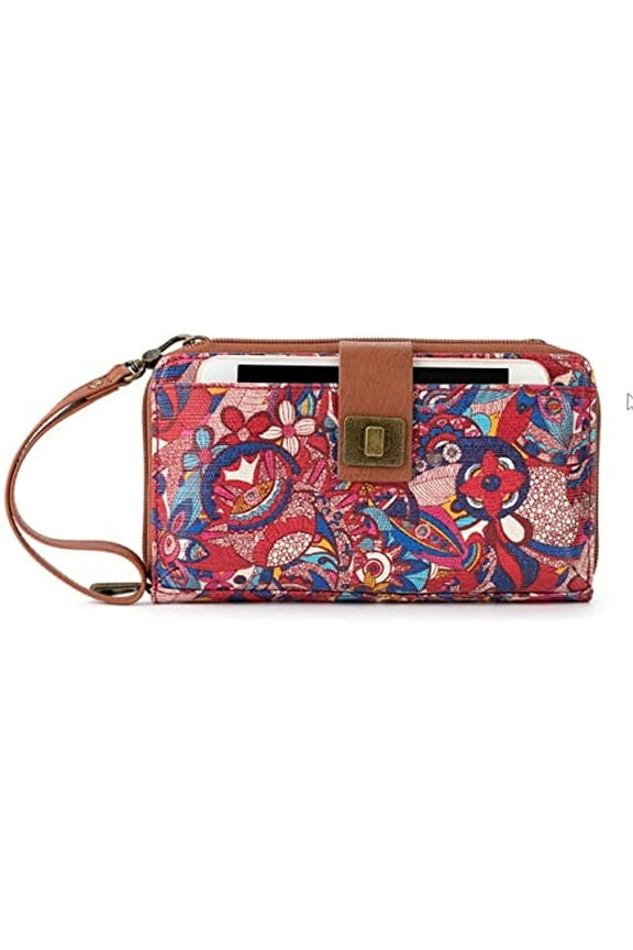 Large Smartphone Crossbody, Sweet Red Spirit Desert