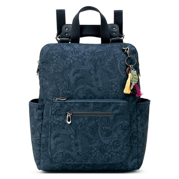Sakroots womens Eco-twill Loyola Convertible Backpack, Royal Blue Seascape, One Size US