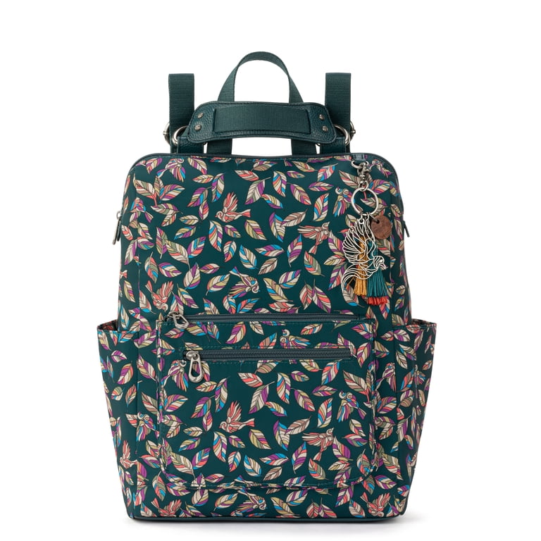 Recycled Loyola Convertible Backpack Indigo Spirit Desert Repreve Women Sakroots womens Eco-twill Loyola Convertible Backpack, Royal  main image 2
