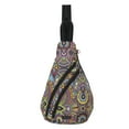 thumbnail image 1 of Sakroots Sling Backpack - Women's Shoulder or Crossbody Bag With Multiple Zipper Pockets - "Rainbow Wanderlust", 1 of 5