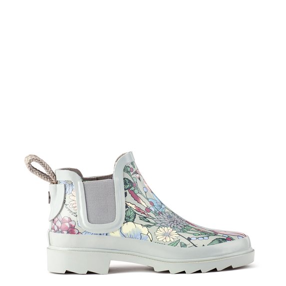 Sakroots Rhyme Rainboot Ankle Boot , Rubber , Women's Size 7