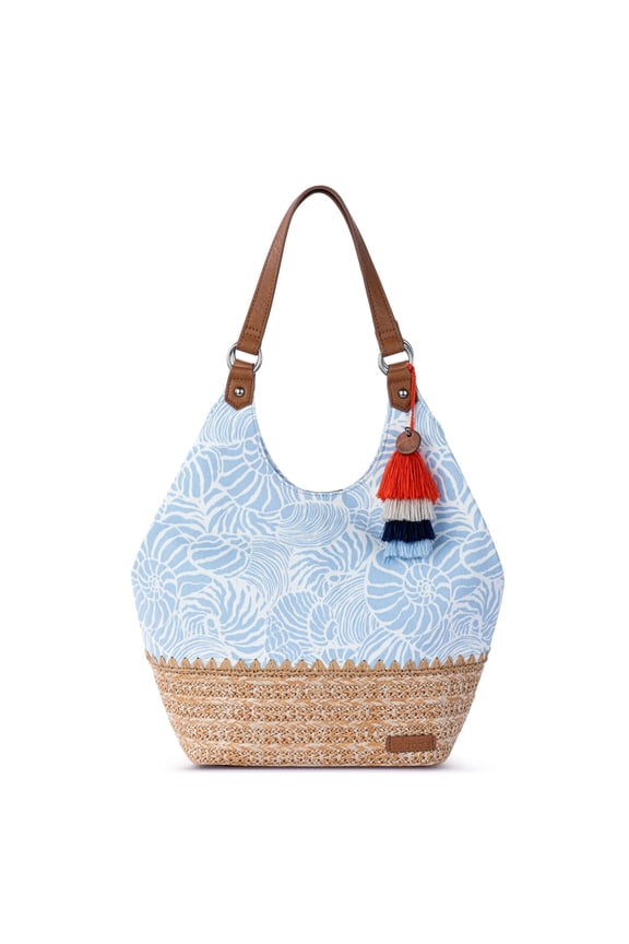 Roma Expandable Shopper , Cotton Canvas