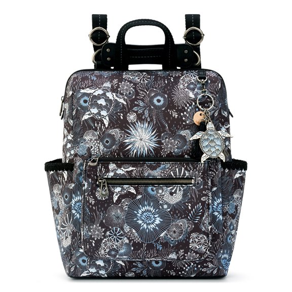 Sakroots womens Eco-twill Loyola Convertible Backpack, Royal Blue Seascape, One Size US