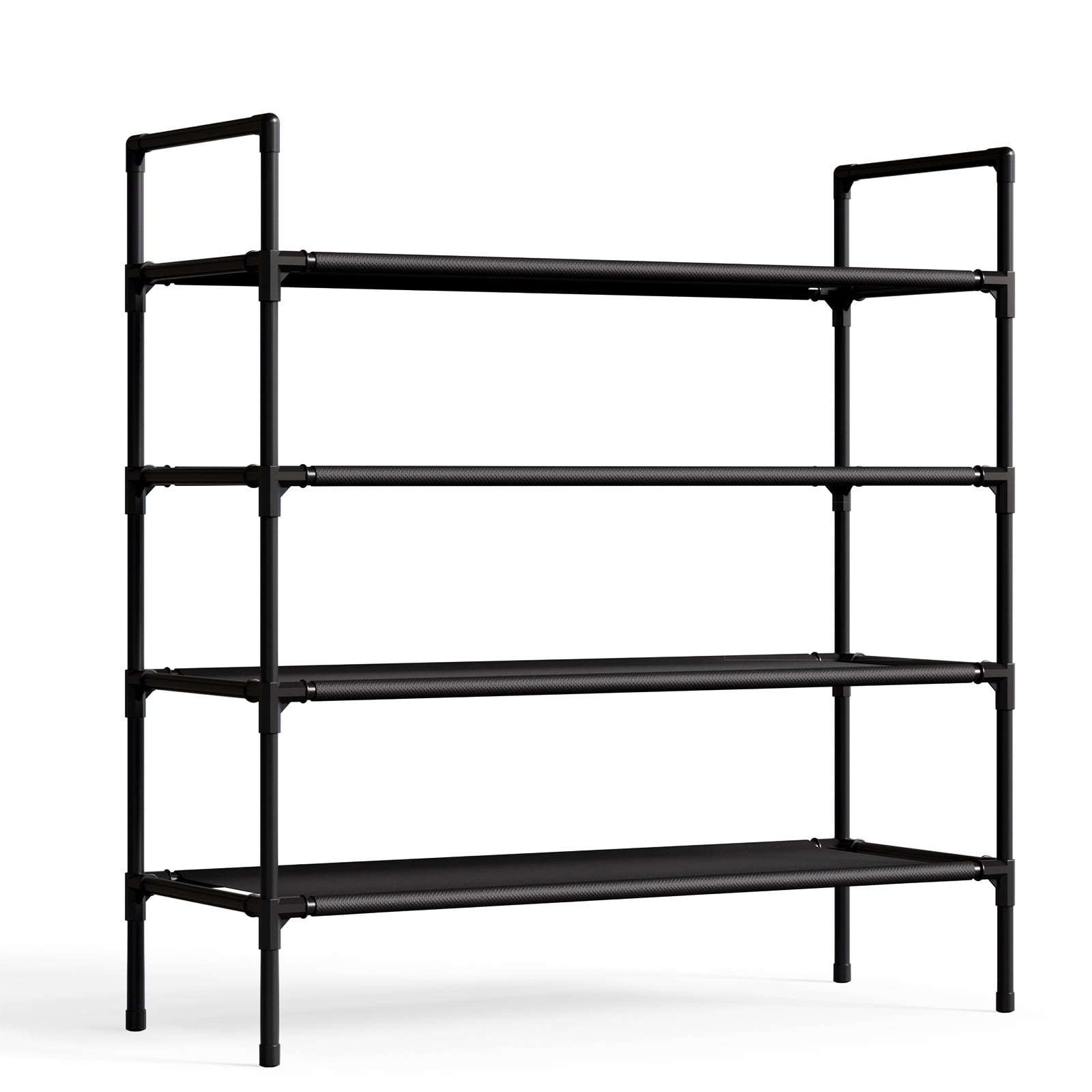 Sakugi 4-Tier Sturdy Shoe Rack, 2X-Large Shoe Shelf Holds up to 20 Pairs of Shoes