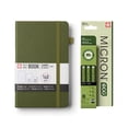 thumbnail image 1 of Sakura A5 Notebook & Pigma Micron Bundle - Creative Set for Journaling, Sketching & Writing - A5 Notebook with 140 GSM Paper - Archival Ink Pens - Stationery Bundle - 5.1 x 8.3", 1 of 7
