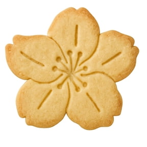 Mighty Gadget Sakura Blossom Cookie Cutter & Stamp - 4x3.4" Beautiful Floral Design for Spring Baking (Random Color)