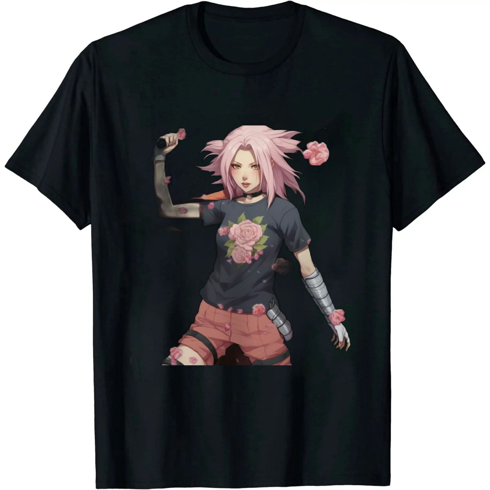 Sakura Blossoms in Full Bloom: Naruto Shippuden Inspired T-Shirt for ...