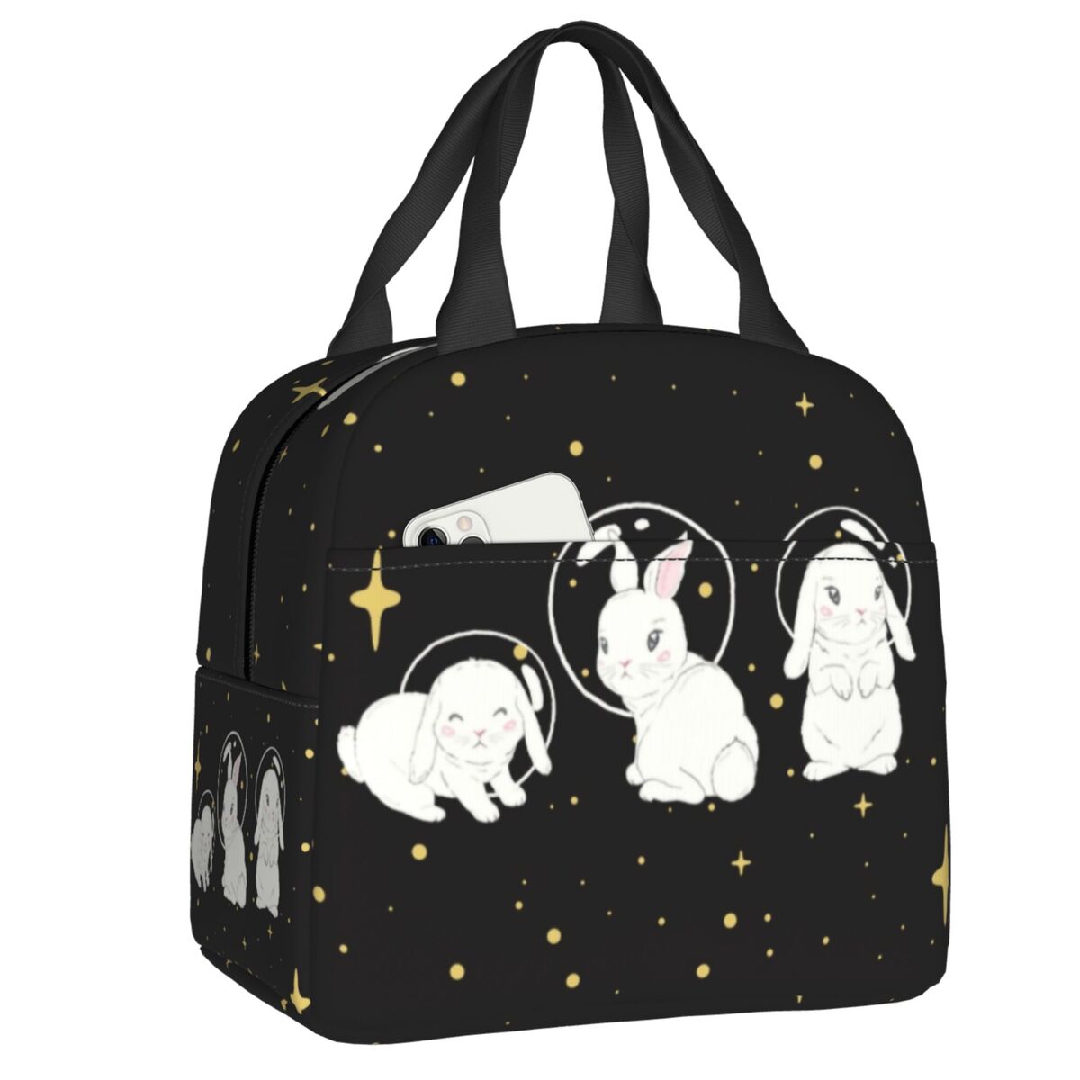 Sakura Bunny Lunch Box for Women Leakproof Rabbit Pattern Cooler ...