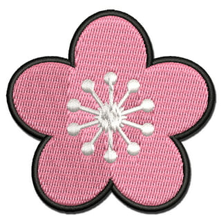 Rose Daisy Cherry Blossom Poppy Design Flower Patch, Embroidered Iron on  Patch,cool Patches,embroidery Patch,high Quality Patch 