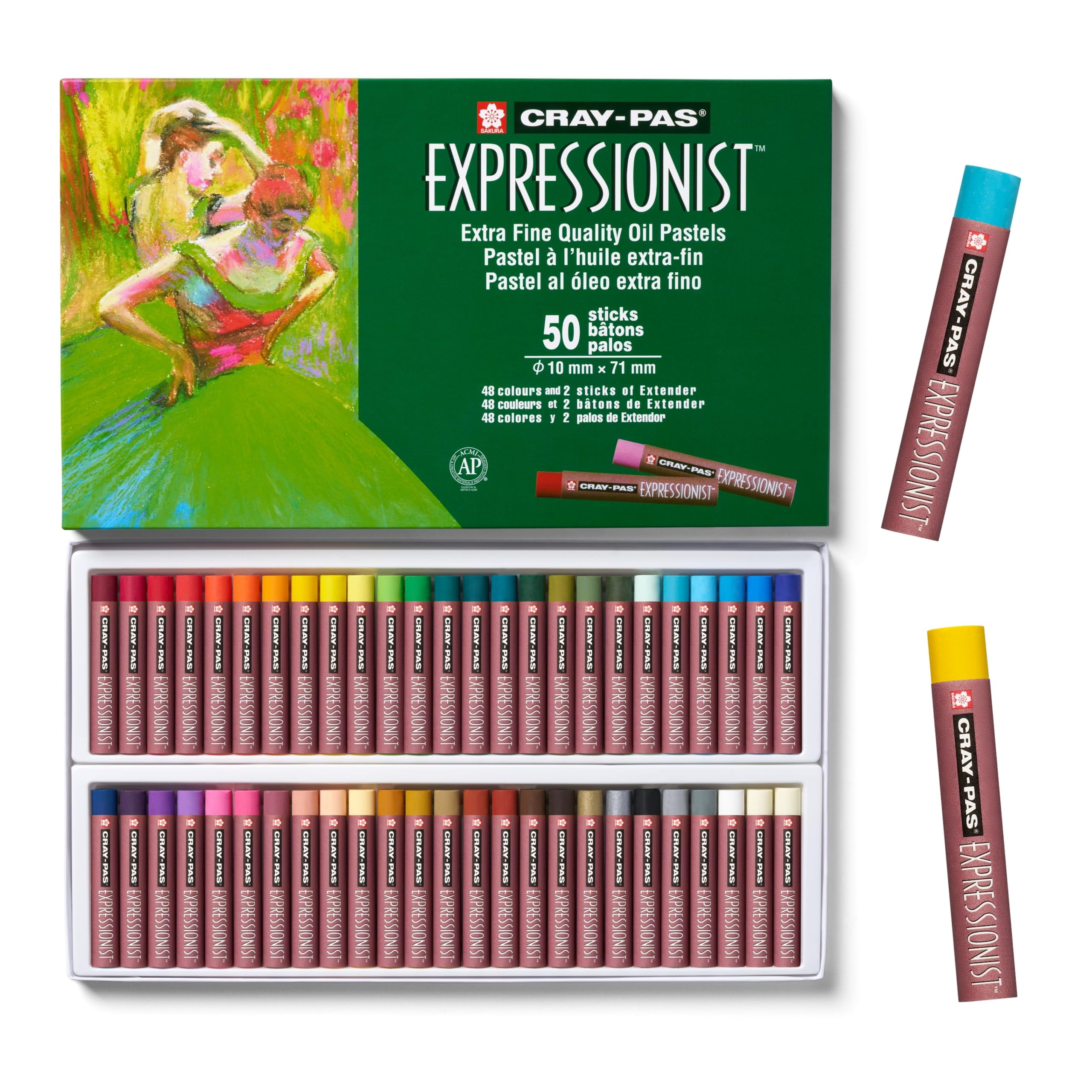 Sakura Cray-Pas Expressionist Extra Fine Oil Pastels, Assorted