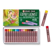 Sakura Cray-Pas Expressionist Oil Pastel Set - Soft Oil Pastels for Artists - 16 Colors