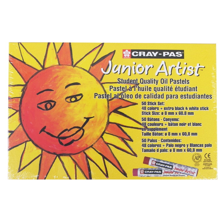 絵画 NOLVEL SUPER FINE ARTISTS CRAYPAS Cray-Pas Oil Pastel 50-Color Set - Walmart.com