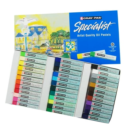 Sakura Cray-Pas Specialist Oil Pastel Set - Soft Oil Pastels for Artists - 36 Pieces