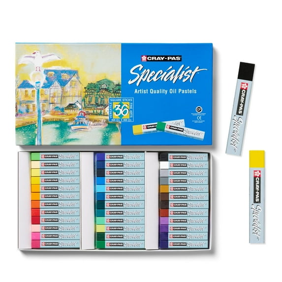 Sakura Cray-Pas Specialist Oil Pastel Set - Soft Oil Pastels for Artists - 36 Pieces