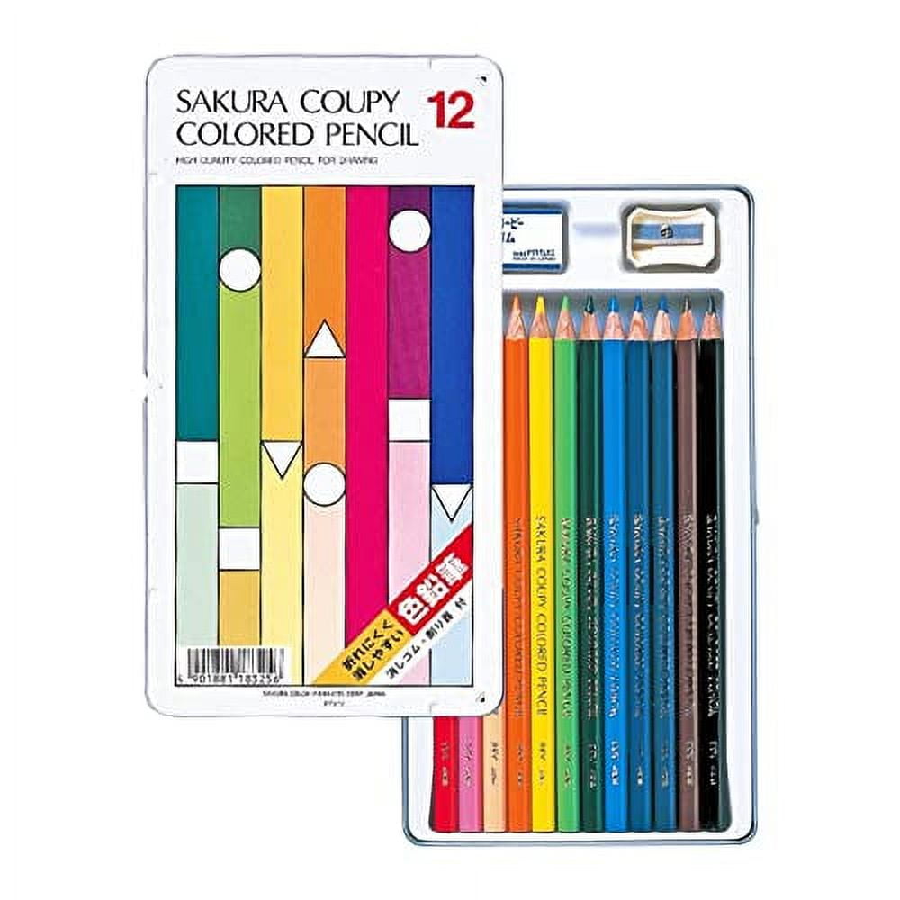 Japan Sakura 24/36/48 color professional water-soluble color pencil