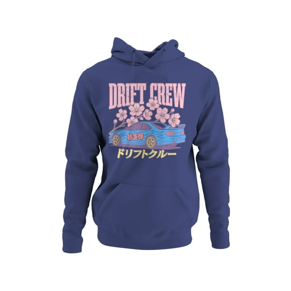 Sakura Drift Crew Design Men's Hoodie