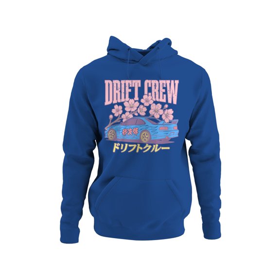 Sakura Drift Crew Design Men's Hoodie