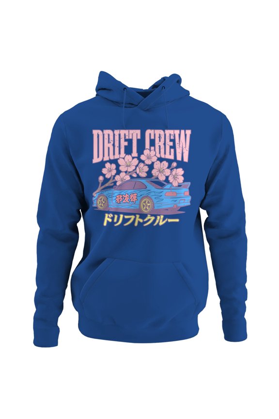Sakura Drift Crew Design Men's Hoodie