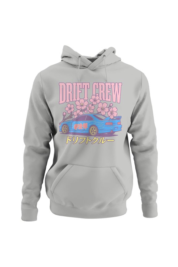 Sakura Drift Crew Design Men's Hoodie
