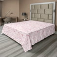 thumbnail image 1 of Sakura Flat Sheet, Traditional Japanese Design of Cherry Blossom Pattern Pinkish Tones Print, Soft Comfortable Top Sheet Decorative Bedding 1 Piece, Queen Size, Pale Pink Lilac White, by Ambesonne, 1 of 1