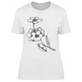 thumbnail image 1 of Sakura Flower Design T-Shirt Women -Image by Shutterstock, Female Large, 1 of 2
