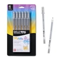 thumbnail image 1 of Sakura Gelly Roll Metallic Gel Pens - Pens for Scrapbook, Journals, or Drawing - Metallic Silver Ink - Medium Line - 6 Pack, 1 of 6