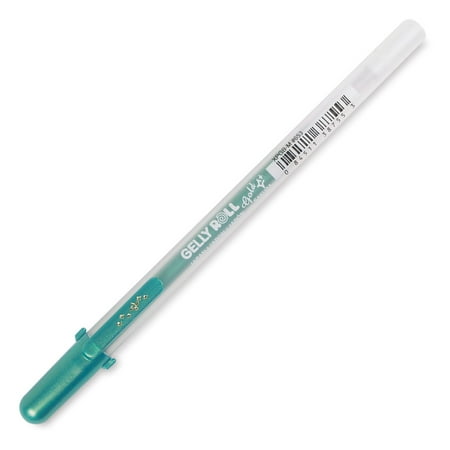 Sakura Gelly Roll Gold-Silver Shadow Pen - Gold/Green, Bold