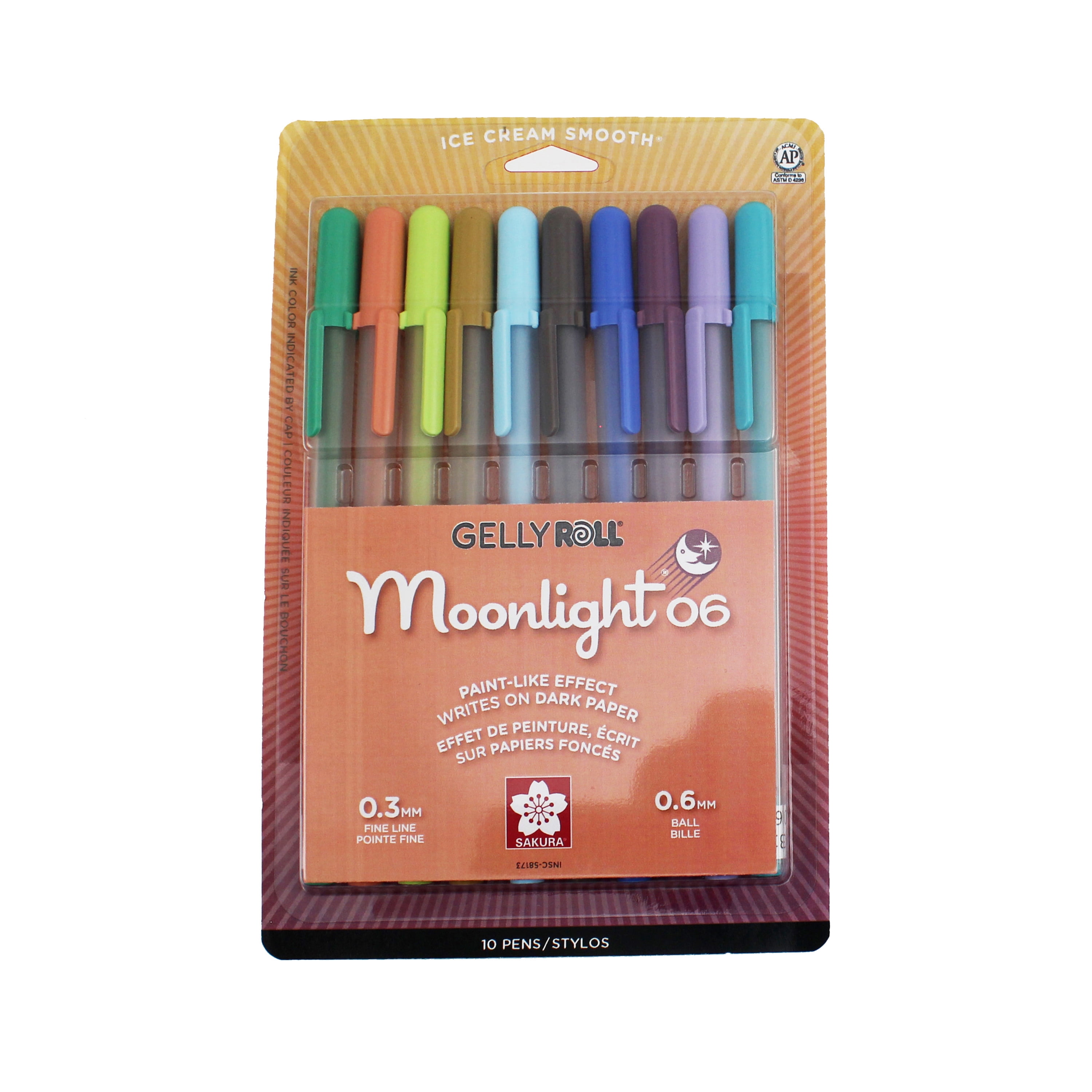 Sakura Gelly Roll Moonlight Pen Set, Gray Tones, Set of 5