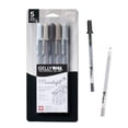 thumbnail image 1 of Sakura Gelly Roll Moonlight 06 Gel Pens - Fine Point Ink Pen for Journaling, Art, or Drawing - Gray Ink - Fine Line - 5 Pack, 1 of 6