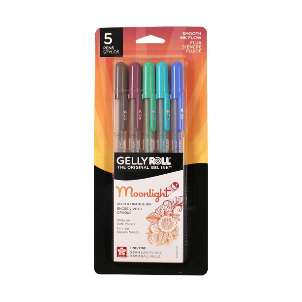 Sakura Gelly Roll Moonlight Pen Set Fine 5 Colors Twilight Walmart Sakura Gelly Roll Moonlight Pen Set Fine 5 Colors Twilight Walmart