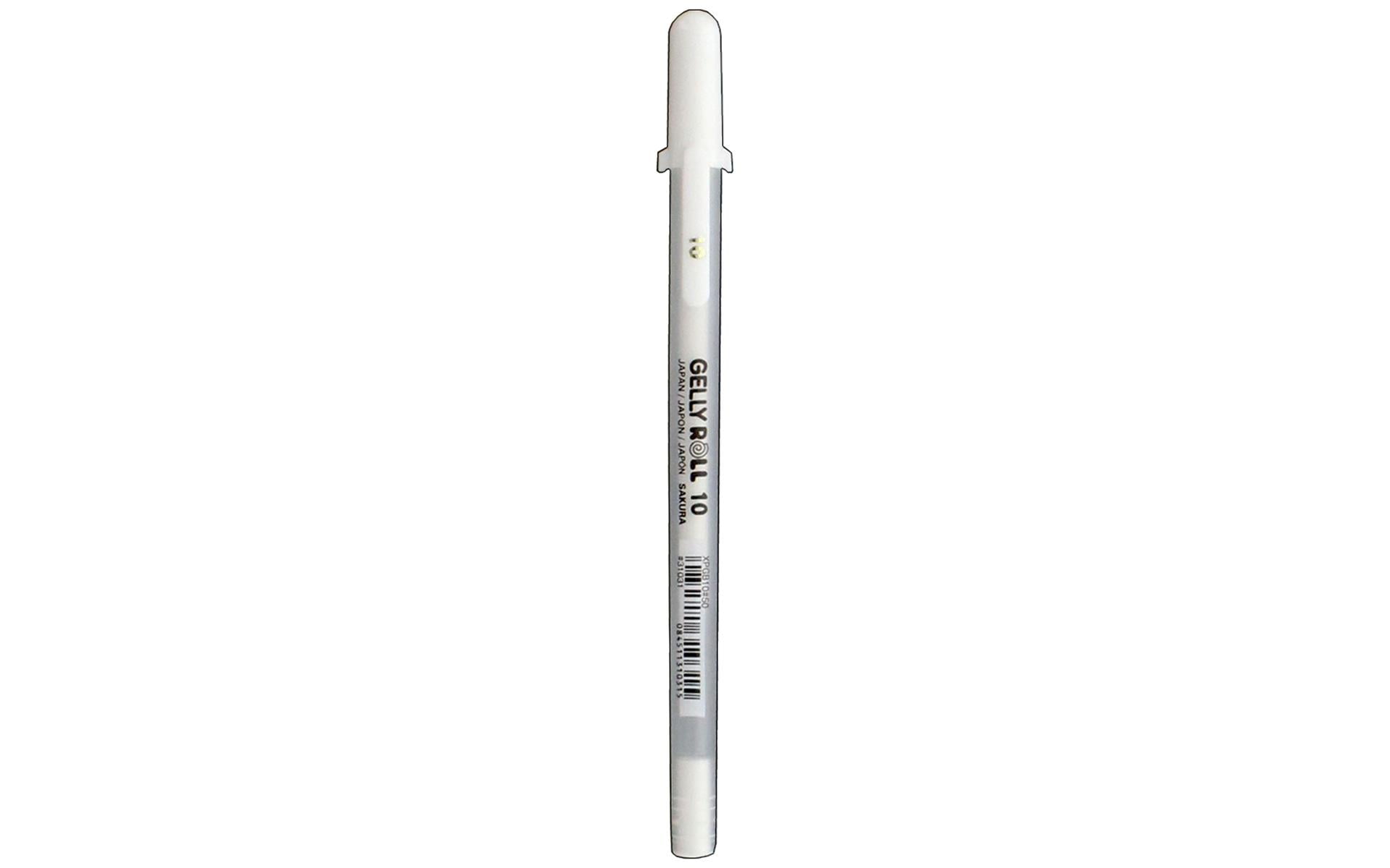 Sakura Gelly Roll Gel Pens - 05/08/10 - Bright White Ink - Blister Pack of  3