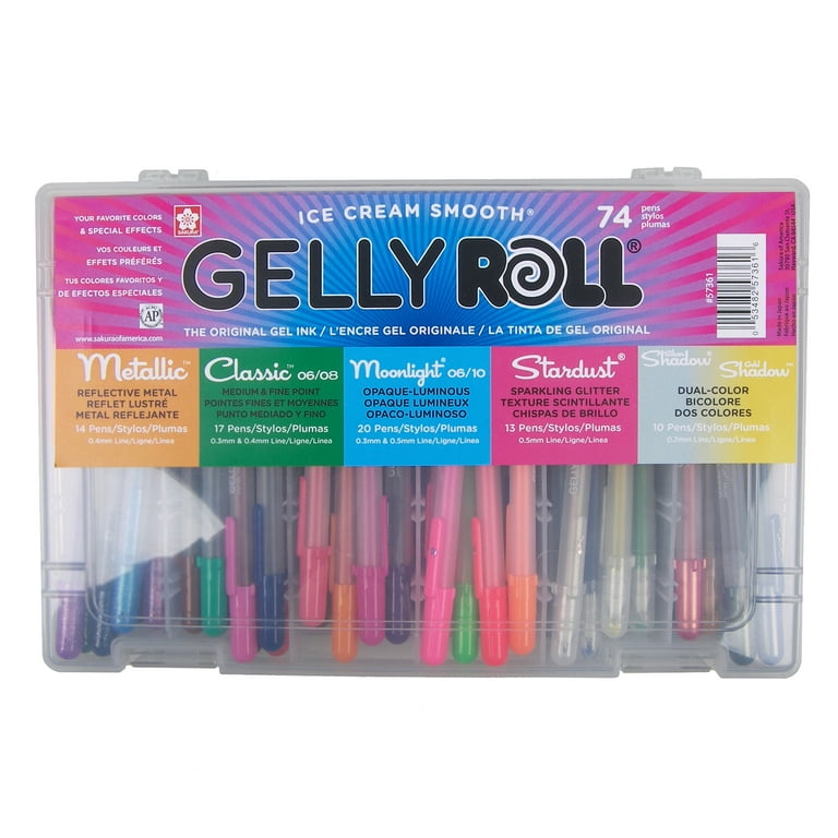 Sakura Gelly Roll Pen Set, Artist Gift Collection, 74-piece (57361)