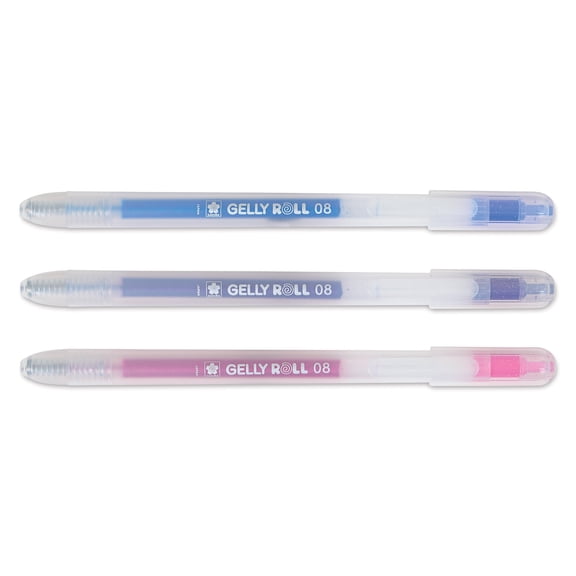 Sakura Gelly Roll Retractable Medium Point Pens 3/Pkg-Metallic