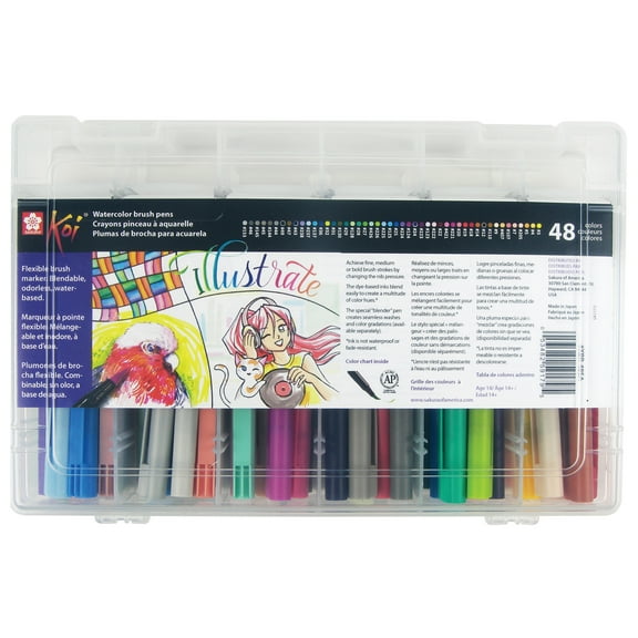 Koi Koi Coloring Brush 48Color Set