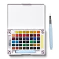 thumbnail image 1 of Sakura Koi Pocket Field Sketch Kit - Watercolor Sets for Painting On the Go - 48 Colors - 1 Water Brush - 1 Sponge - 1 Mixing Palette, 1 of 8