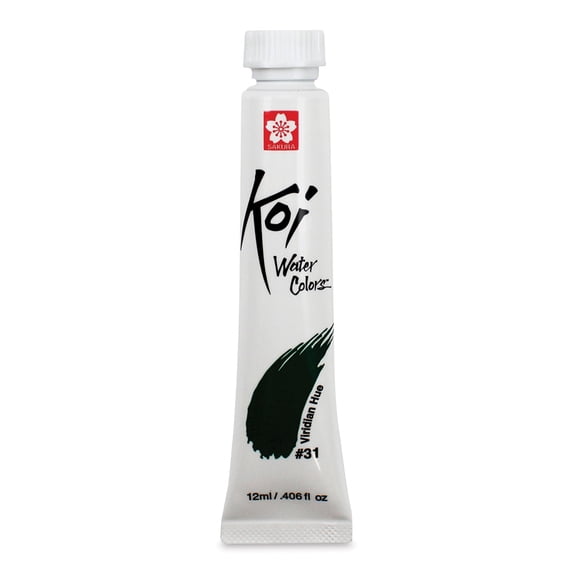 Sakura Koi Watercolor - Viridian Hue, 12 ml, Tube