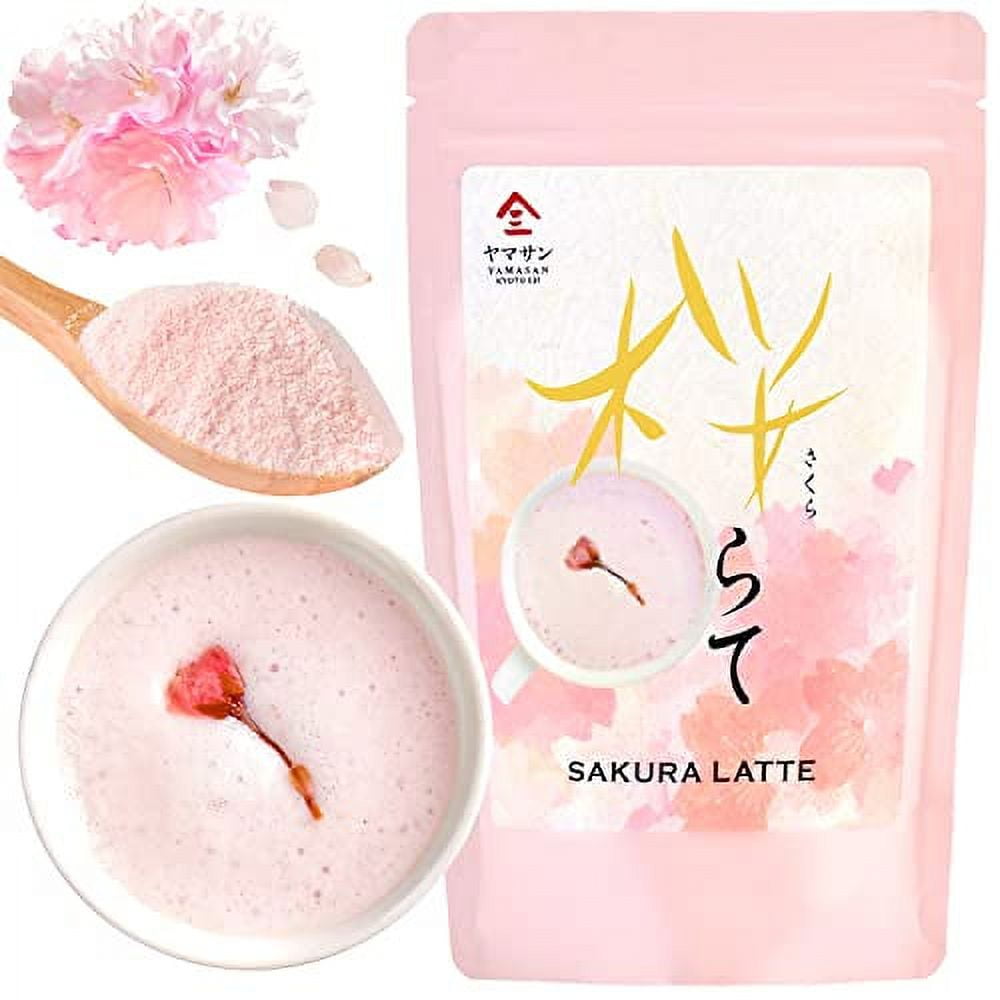 Sakura Latte Creamy and Aromatic Foam Using Japanese Cherry Blossom