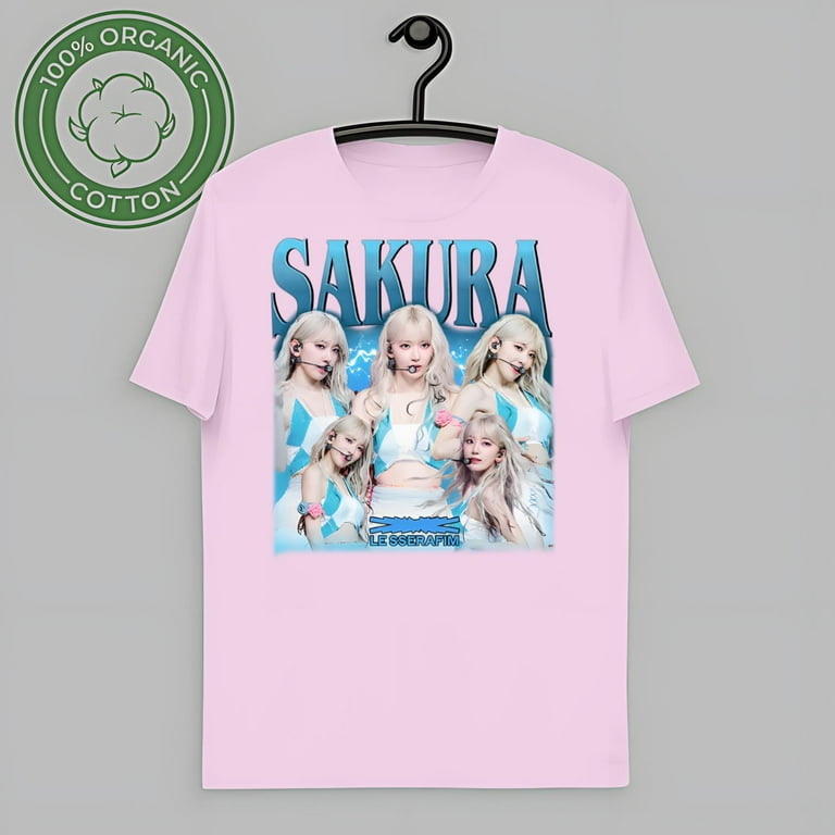 Sakura Le Sserafim T-shirt, Le Sserafim Easy Album Shirt
