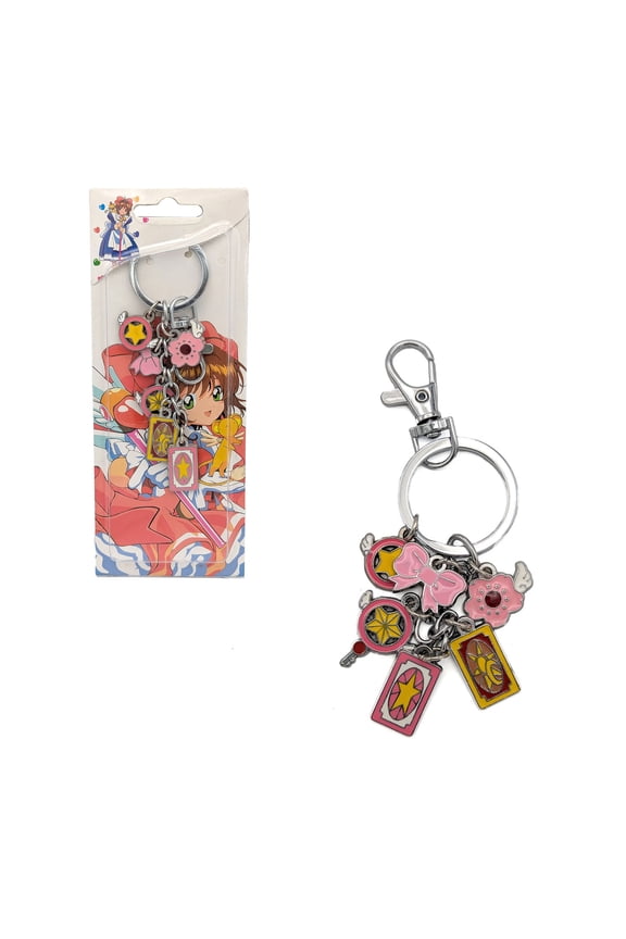 Sakura Magical Items and Accessories - Cardcaptor Sakura 1.5" Keychain 6 pc. Pendant