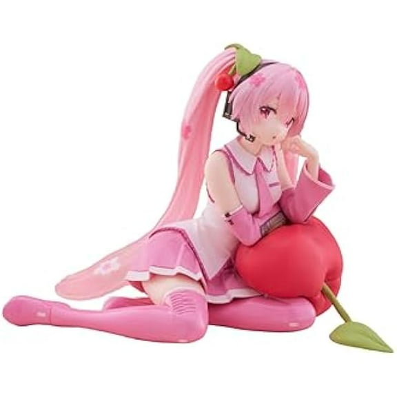 Sakura Miku Desktop Cute Figure (Cherry Cushion Ver.) Gifts for Birthdays Halloween Christmas