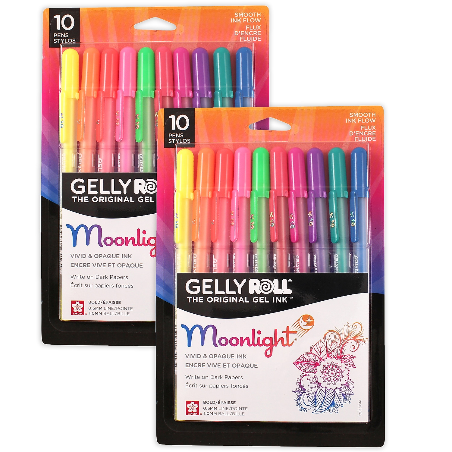Sakura Moonlight Liquid Ink Assorted Ink 10/Bundle (SAK38176-2)