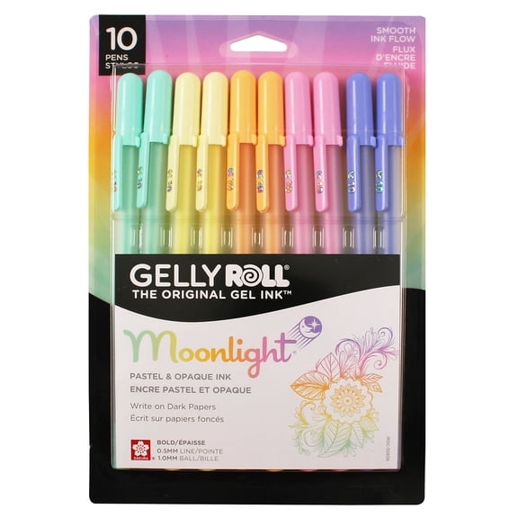 Sakura Moonlight Liquid Ink Assorted Ink 10/Pack 2 Packs/Bundle (SAK50806-2)
