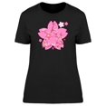 thumbnail image 1 of Sakura Or Cherry Blossom Doodle T-Shirt Women -Image by Shutterstock, Female Small, 1 of 2